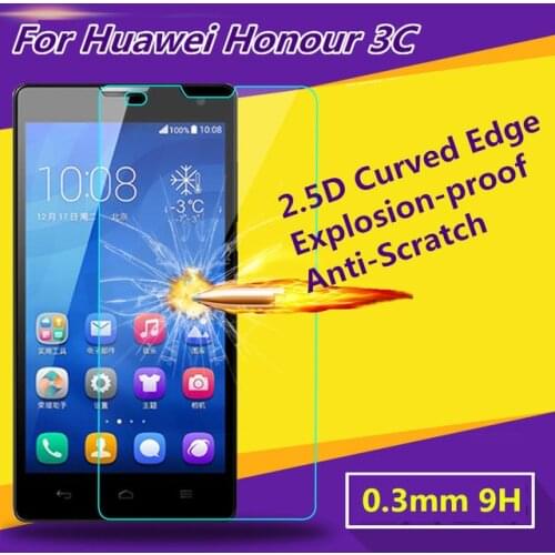Original Tempered Glass For Huawei Honor 3C Screen Protector Toughened protective film For Huawei Honor 3C glass