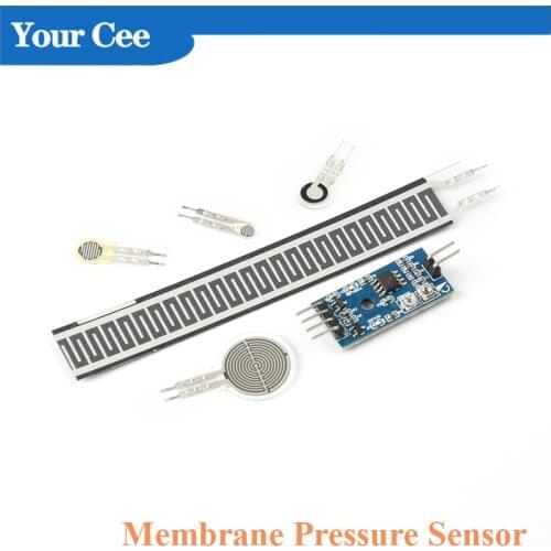 Load Cell Resistive Membrane Pressure Sensor Module Flexible Force Sensitive Analog FSR402 4mm 5mm 7mm 110mm For Arduino