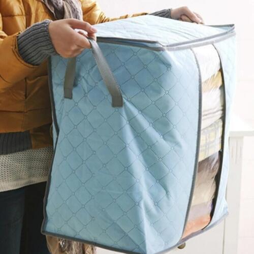 Foldable Storage Bag Sweater Organizer Organizer Clothing Blanket Quilt Closet Cabin Storage Box Pouches Organizer Container