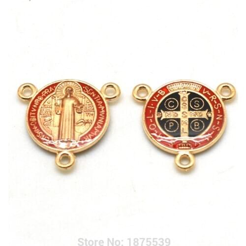 St Benedict Medals Religious Rosary Centers 30 Pieces a Bag