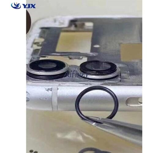 Aifixer Waterproof apron Waterproof Ring for iPhone Rear Camera Hole Back Glass Replacement