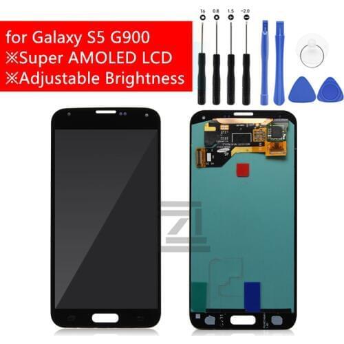 For Samsung Galaxy S5 G900 LCD Display Touch Screen Digitizer LCD Display for Galaxy S5 i9600 SM-G900F G900F G900M Repair Parts