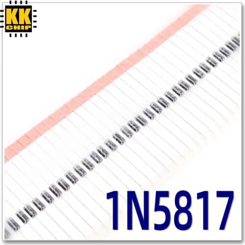100pcs/lot 1N5817 Schottky Diode DO-41