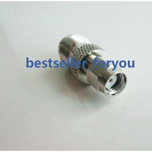 10X SMA-TNC RP-SMA RPSMA Male Plug To RP-TNC Jack Female Straight Adapter Nickle