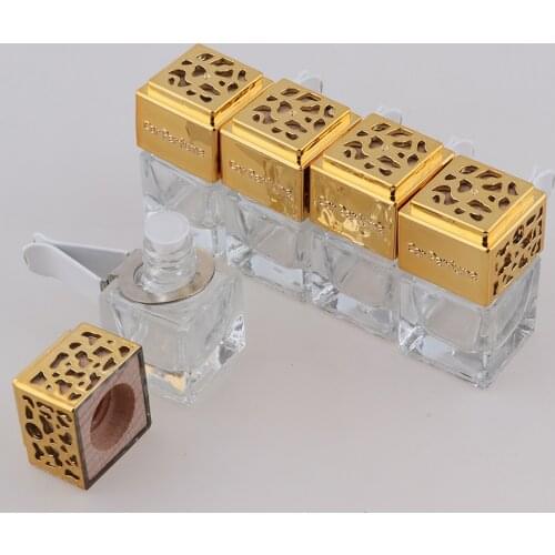 5Pcs 6ml Car Aroma Essential Oil Perfume Bottle Diffuser Air Freshener Vials