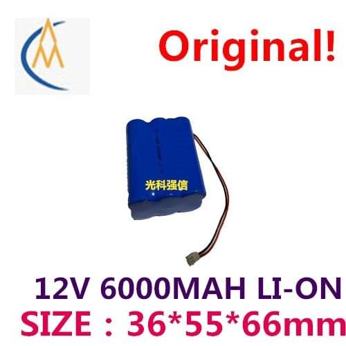 High capacity rechargeable lithium-ion batteries 12 v 6000 mah sound light bulb 18650 PACK spare portable LED lamp