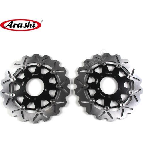 ARASHI Front Brake Disc For KAWASAKI ZX6R NINJA 600 2007-2015 CNC Brake Disks Rotors NINJA600 2008 2009 2010 2011 2012 2013 2014