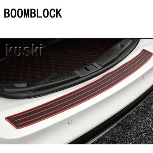 BOOMBLOCK Car Styling Rear Door Protect Trim Covers Stickers For Bmw E46 E39 Audi A3 A6 C5 A4 B6 Mercedes W203 W211 Mini Cooper