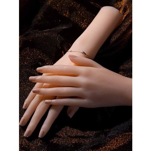 Free Shipping!! Fashionable Lovely Hand Mannequin Silicone Flexible Style For Dsiplay