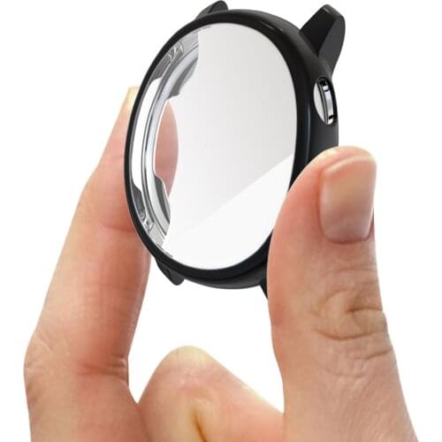 Watch case for Samsung galaxy watch active 1 cover silicone Screen Protection Case Full coverage Smart Watch Bumper Accessories