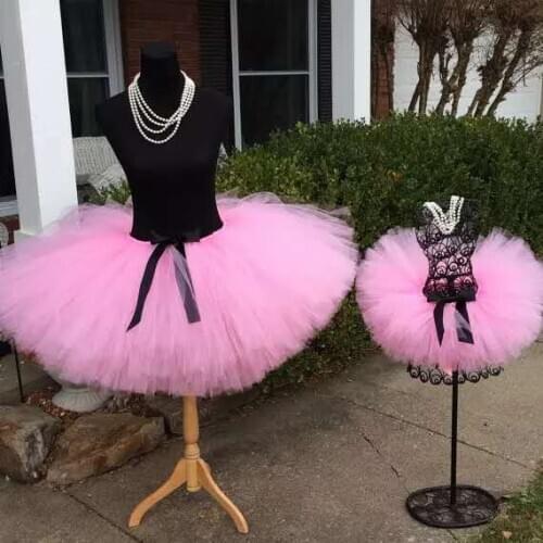 Extremely Full Solid Pink Tutu Skirt Great for Mommy and Me Maternity Tutus Skirt Bridal and Bachelorette Party Customize Color
