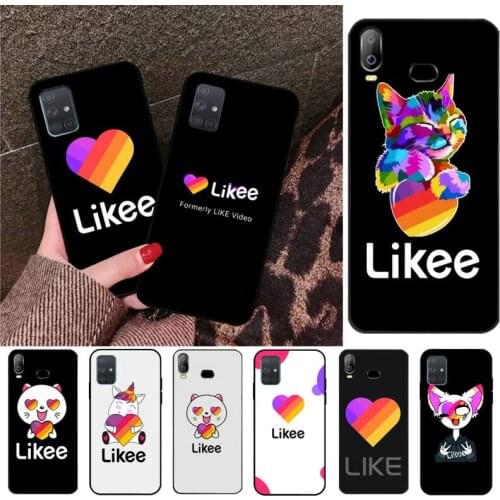 CUTEWANAN fashion Likee cat bear love heart Phone Case Cover For Samsung A10 A20 A30 A40 A50 A70 A80 A71 A51 A6 A8 2018