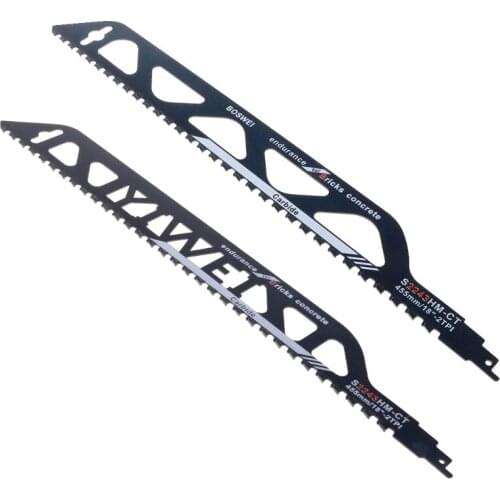 Demolition Masonry Reciprocating Saw Blade for Cutting Bricks Concrete with Cemented Carbide Teeth Blades