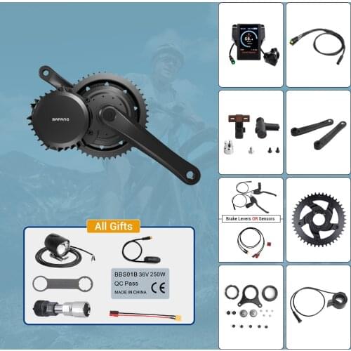 Bafang BBSHD 100mm 48V 1000W Mid Drive Motor 8fun Bicycle Electric e-Bike Conversion Kits with Powerful Stable Central Engine