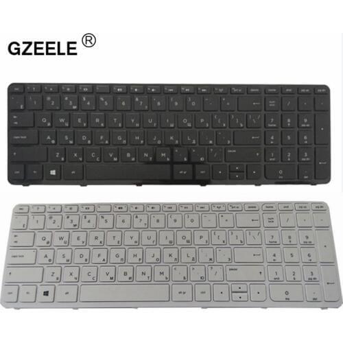 GZEELE Russian laptop Keyboard for HP Pavilion 710248-251 9Z.N9HSQ.00R R65 AER65700110 V140546AS1 RU BLACK frame keyboard