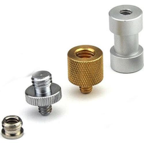 Camera Adapter Screws Kit Camera Tripot & Monopod Accessorious 1/4" to 3/8"