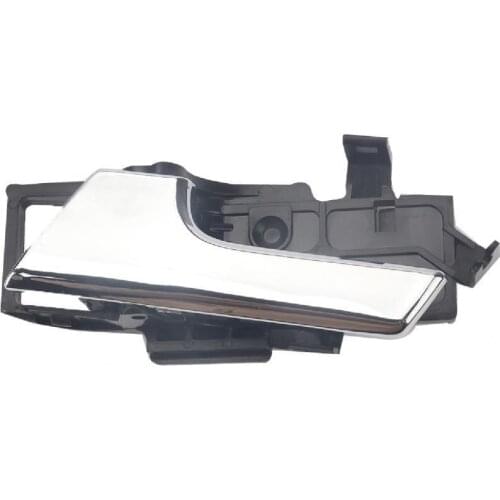 Left Interior Inside Door Handle Electroplating Replacement 96462709 GM1352174 for Chevrolet-Aveo 2007-2011/Aveo5 2009-2011