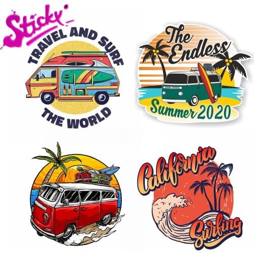 STICKY Camper Travel Bumper Anime Car Sticker VAN for Bicycle Motorcycle Accessories Laptop Helmet Trunk Wall Stickers