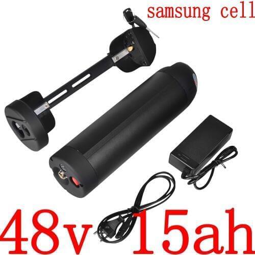 48V 500W 750W 1000W ebike battery pack 48v 15ah electric bicycle battery 48V 9AH 12AH 15AH lithium ion battery use samsung cell