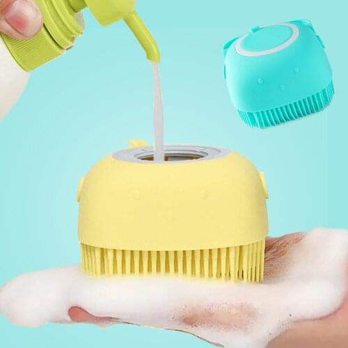 Soft Silicone Brushes Pet Dog Shampoo Massager Brush Cat bathe Comb Grooming Shower Brush For Bathing Short Hair Pet Products