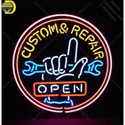 Neon Signs for Custom repair Open Restaurant Beer Bedroom Neon Lamp sign store display neon Letrero lights enseigne Handcraf