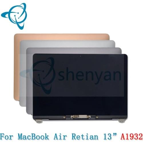 Shenyan New for Macbook Air Retina 13.3" A1932 Full LCD Display LCD LED Screen with Glass Panel Assembly 2018 or 2019 Year