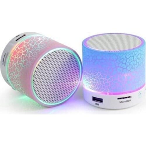 Lighted Mini Portable Bluetooth Speaker Wireless Speaker Sound Bomb Rechargeable Mp3 Player Player