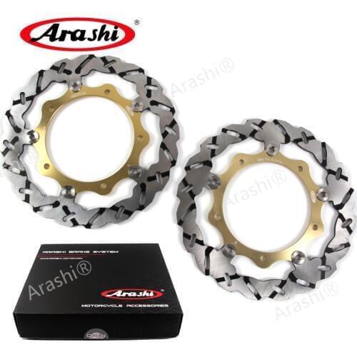 Arashi 1 Pair For YAMAHA XP T-MAX IRON MAX ABS 530 / XP T-MAX LUX MAX ABS 530cc 2016 CNC Front Brake Disc Brake Rotors