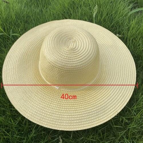 Summer Sun Hat for Men and Women Farmers Straw Hat Sunshade Hat Big Brimmed Straw Hat Sunscreen Fashion