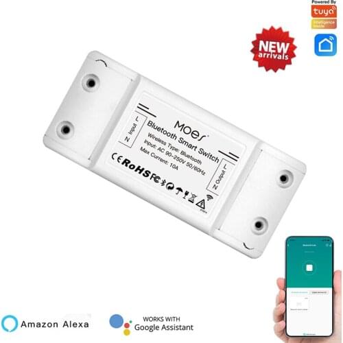 Tuya Smart Switch Bluetooth-Compatible Smart Life APP Remote Control Works With Alexa Google Home Voice Control With Gateway