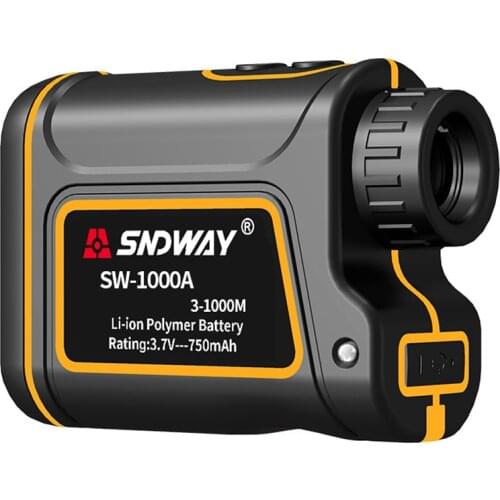 SNDWAY Mini Golf Rangefinder Sport Laser Measure Distance Meter Golf Laser Rangefinder for Hunting Survey Tape Measure Roulette