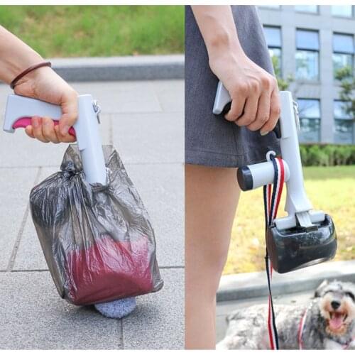 Dog Pooper Scooper Cat Toilet Cleaning Shovel Outdoor Long Handle Jaw Poop Scoop Cleaning Clip Pet Litter Pickup