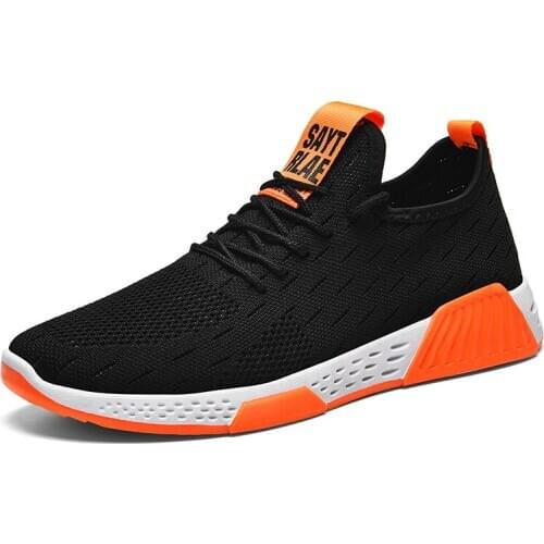 Tenis hombre Men Tennis Shoes Sneakers Men Trend Comfortable Sports Shoes Male Ultra Light Walking Shoes Black Zapatillas