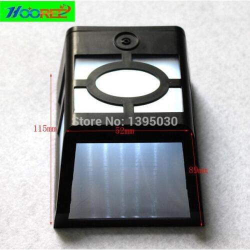 2LED Light control+Always light Outdoor Solar Lights pane Villa outdoor patio corridor section ladder 50pcs/lot