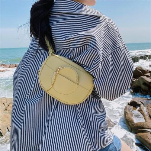 FUNMARDI Solid Color Small Bags Womens Bags Summer 2021 New Fashion Chest Bags High Quality Waist Bags Casual Handbags WLHB2432