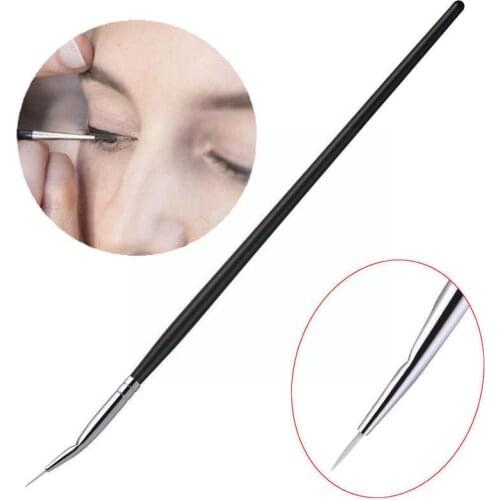 1 Pc Professional Bent Angled Eyeliner Brush High Quality New Eyebrow Cosmetic Liner Brush Eyeliner Brush Makeup Tools Eye M9X7