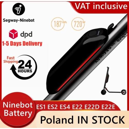 EU Stock Upgrade Battery for Ninebot ES1 ES2 ES4 E22 E22D E22E Electric Scooter Skateboard 187WH Optional External Battery