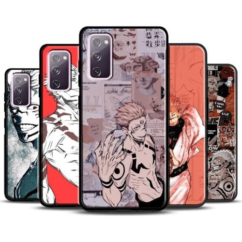 Jujutsu Kaisen Ryomen Sukuna Anime Case For Samsung S20 FE S8 S9 S10 Plus Cover Case For Galaxy S21 Ultra Note 20 9 10