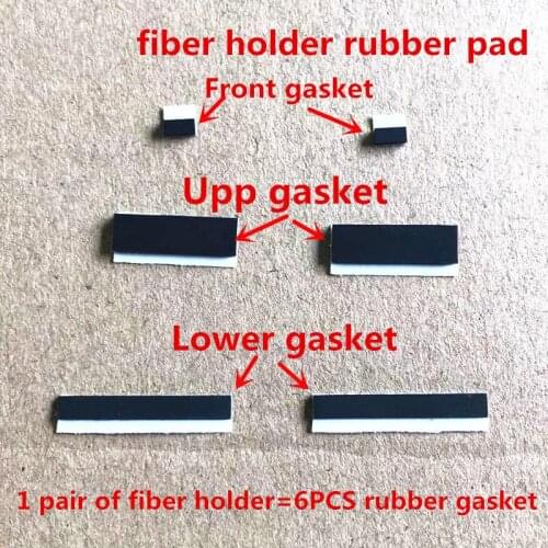 INNO Fiber Holder FH-40 IFS-15 View 3 / View 5 / View 7 / V4S / View 6L Fiber Fusion Splicer fiber clamp Plate Rubber Pad / mat