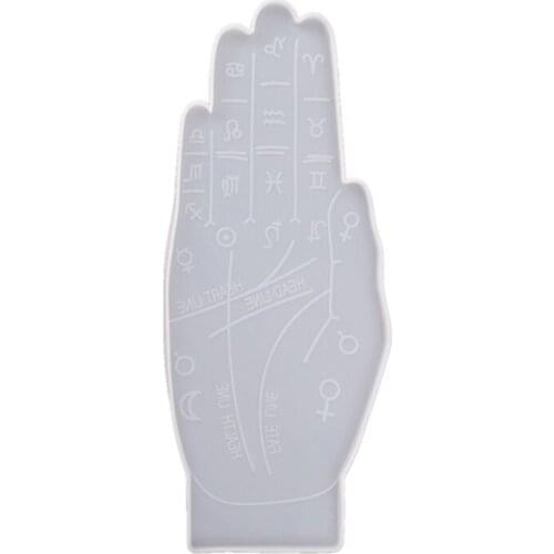 DIY Palmistry Constellation Tray Epoxy Resin Mold Serving Plate Silicone Mould