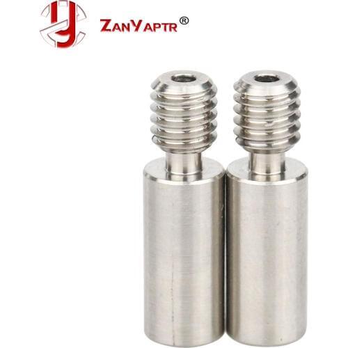 TC4 & Stainless Steel Double color mixing head nozzle throat with PTFE tube E3D Metal 1.75 & 3.0mm filament for 3D pinter