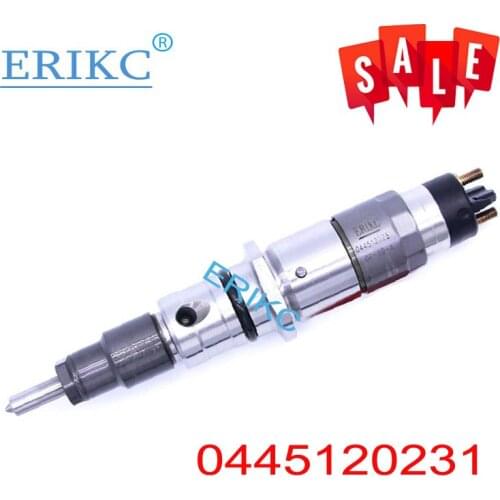 ERIKC 0445120231 Diesel Engine Common Rail Injector 0445 120 231 Auto Complete Injection Fuel Nozzle 0 445 120 231 for CUMMINS