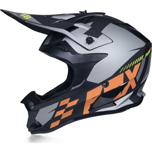 Professional Racing Motocross Hors Route Casque Moto Capacete Casco Off-Road Cartoon Children Motorcycle Helmet DOT