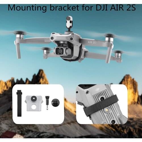 Extension kit camera fill light bracket mount for DJI Air 2S drones can be used for Osmo Action/ Insta360 go 2 action cameras