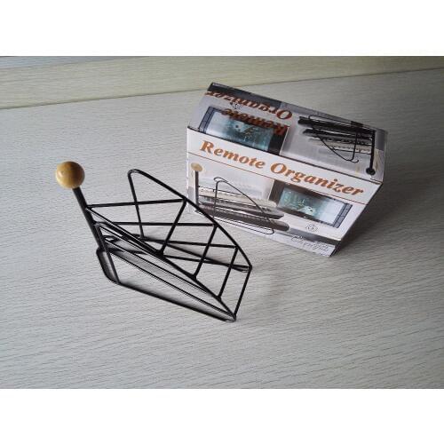 Best Selling Remote Control TV Holder / Storage Caddy - Black Metal Arched