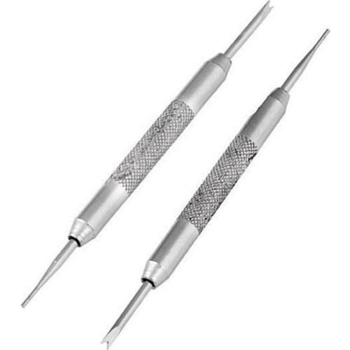 1pc Metal Bracelet Multifunctional Watch Band Opener Strap Replace Spring Bar Connecting Pin Remover Tool Repair Tools Silver