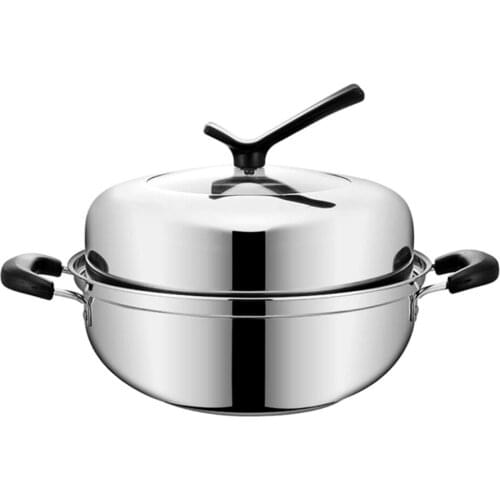 Stainless Steel Pactical Vegetable Meat Fish Multi Food Steamer Cooker