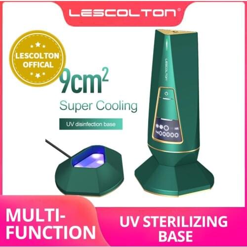 Cooling Lescolton IPL Hair Removal UV Disinfection Base All in One Laser Epilator Depilation Machine Women Men Depilador