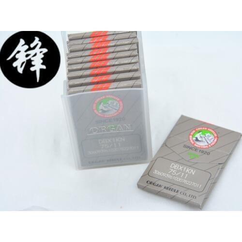 Genuine Organ needles DBX1KN, size 75/11, EF064000K5 for Tajima Barudan SWF Toyota Melco Happy embroidery machines / spare parts