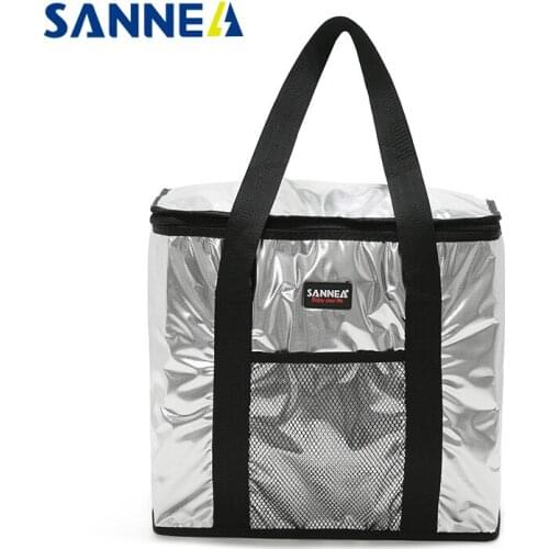 Portable Lunch Insulated Cooler Bag Aluminum Foil Thermal Women Candy Color Cooler Ice Bags Kids Student Food Picnic Cooler Bag